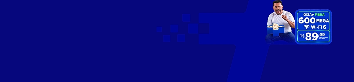 Imagem promocional da Vip Telecom com destaque para internet fibra óptica